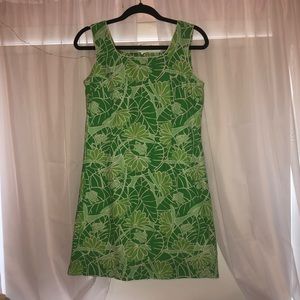White Tag Lilly Pulitzer Shift Dress  Frog Print